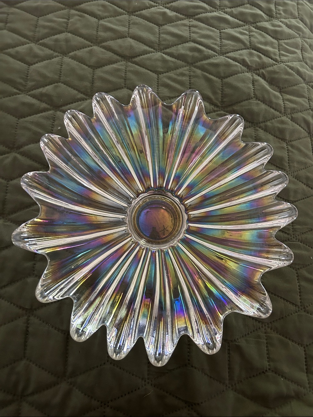 Iridescent Federal Celestial Carnival Dish/Bowl